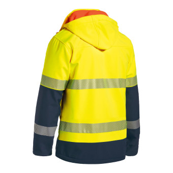 Voorbeeld: BISLEY HI VIS RIPSTOP BONDED softshell jas Voorbeeld: BISLEY HI VIS RIPSTOP BONDED softshell jas